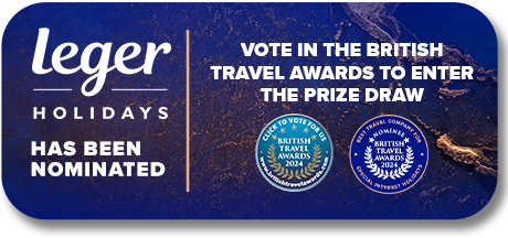 Leger Holidays has been nominated. Vote in the British Travel Awards to enter the prize draw.